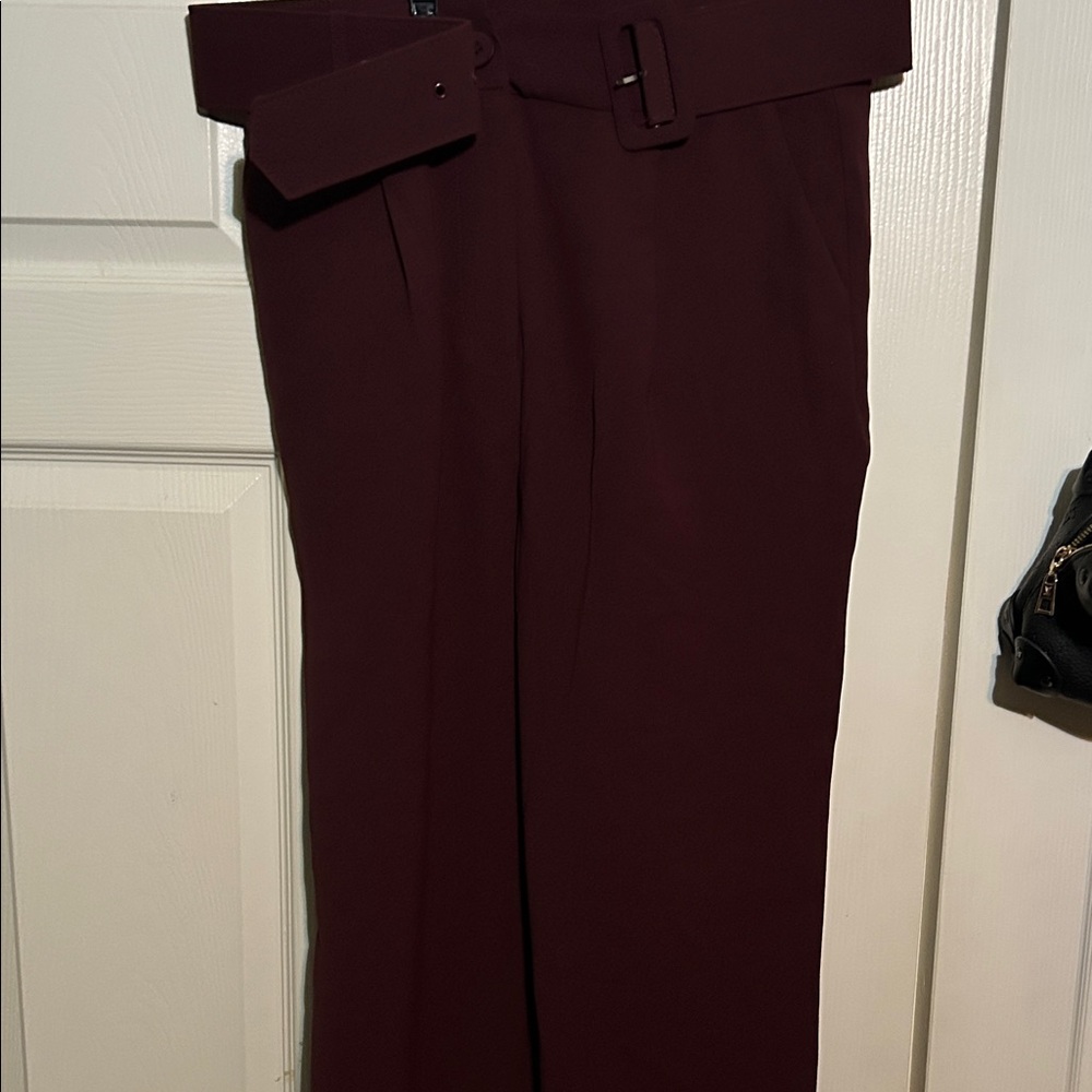 Skies Are Blue Women's‎ Burgundy Pantsuit